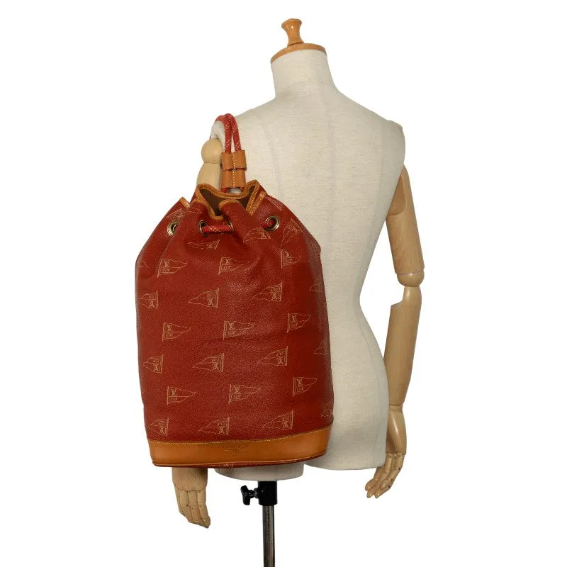 LOUIS VUITTON Louis Vuitton Whitman Cup M80026 Shoulder Bag PVC/Laser Abogany Orange [Middle] Ladies  []