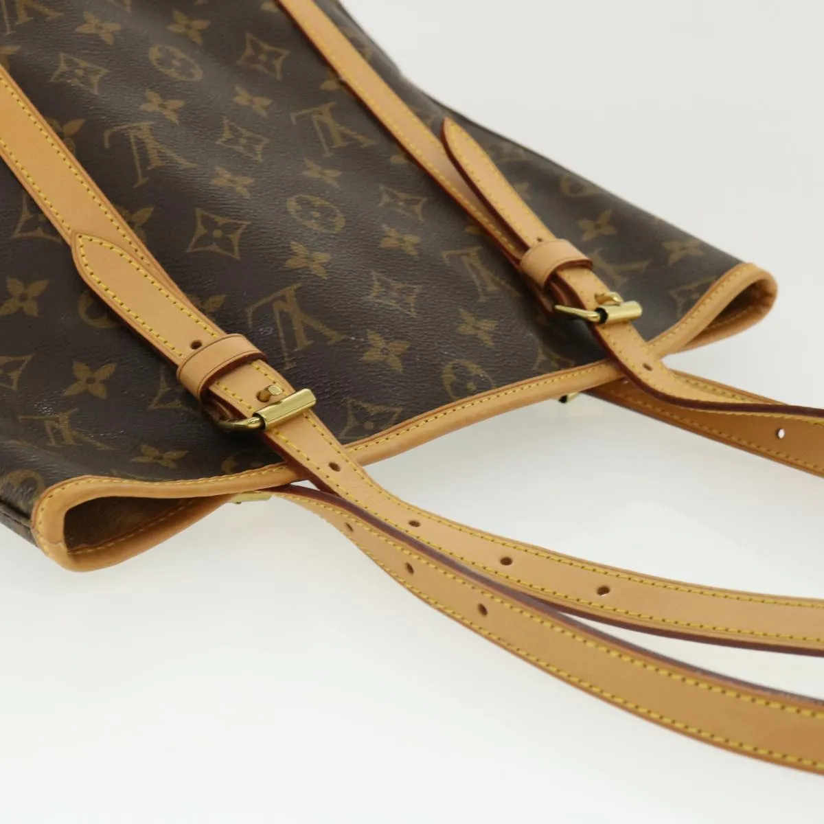 LOUIS VUITTON Monogram Bucket GM Shoulder Bag M42236 LV Auth ro517