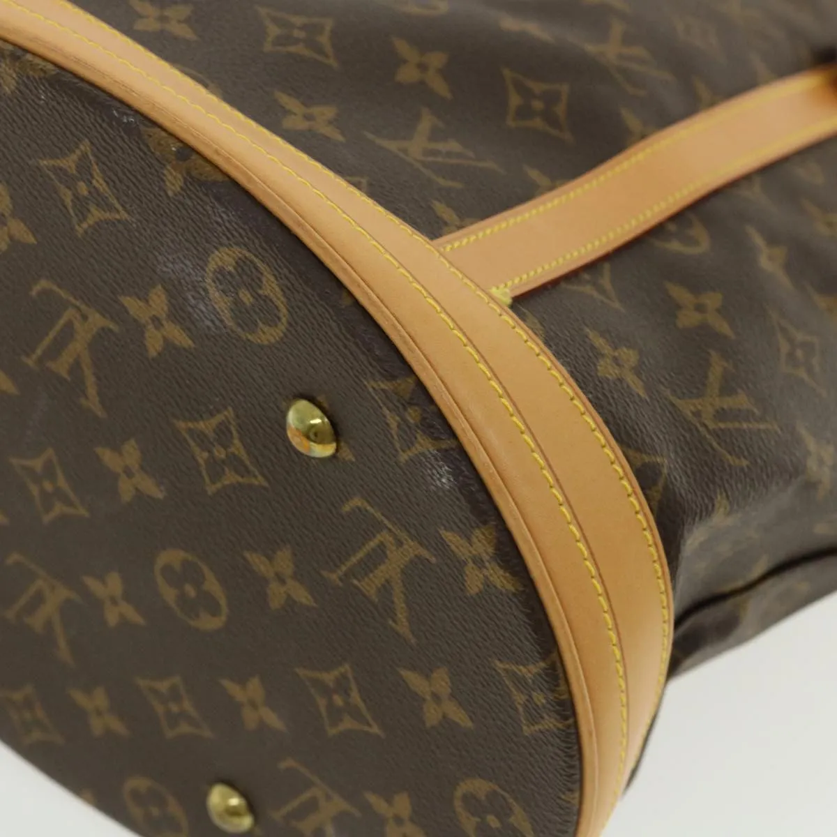 LOUIS VUITTON Monogram Bucket GM Shoulder Bag M42236 LV Auth ro517
