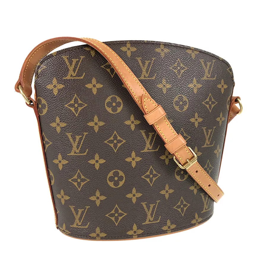 LOUIS VUITTON Monogram Drouot Shoulder Bag