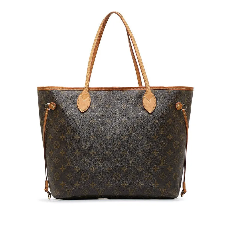 Louis Vuitton Monogram Neverfull MM Shoulder Bag Tote Bag M40156