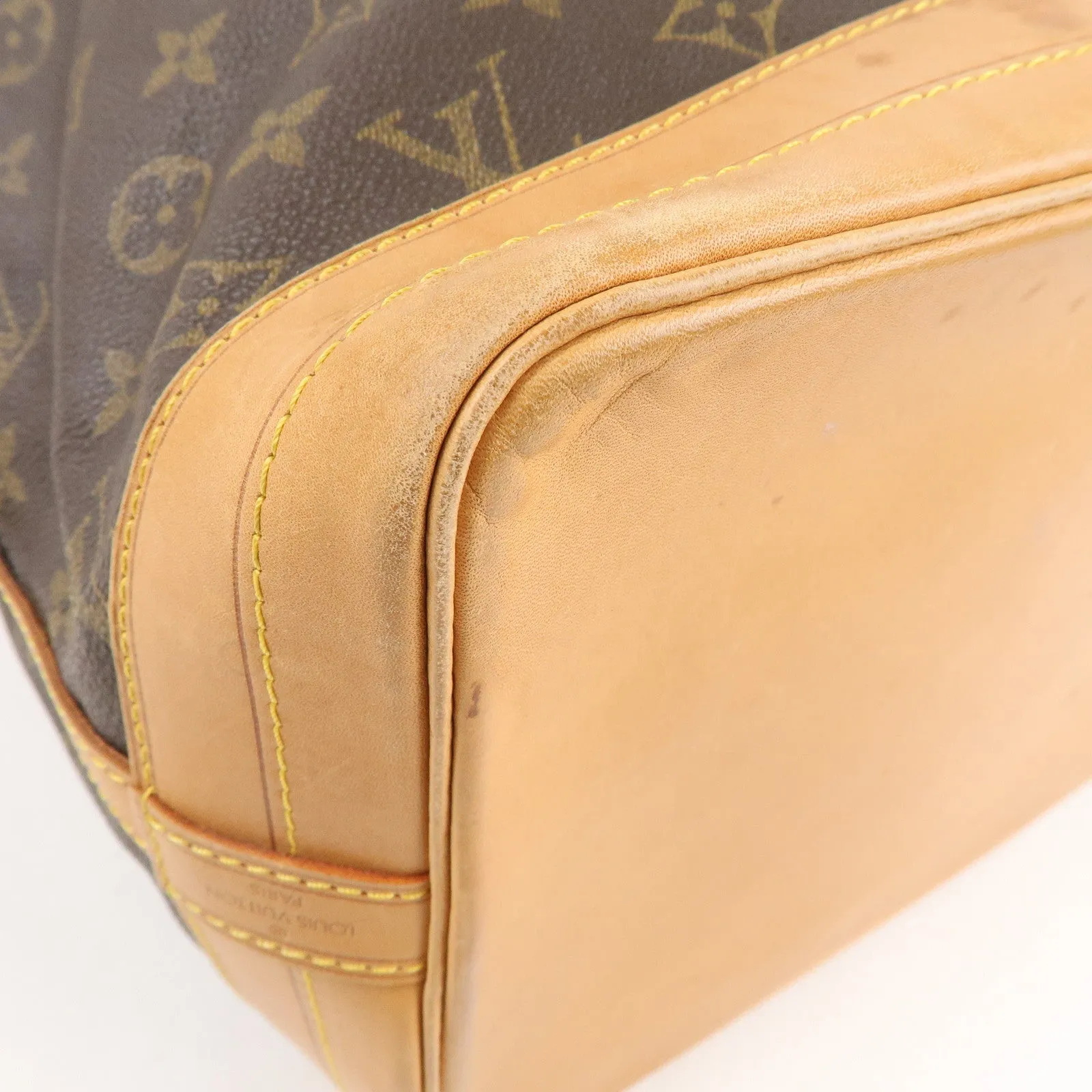 Louis Vuitton Monogram Noe Shoulder Bag Hand Bag Brown M42224