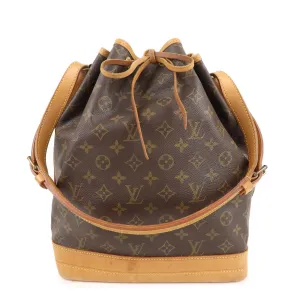 Louis Vuitton Monogram Noe Shoulder Bag Hand Bag Brown M42224