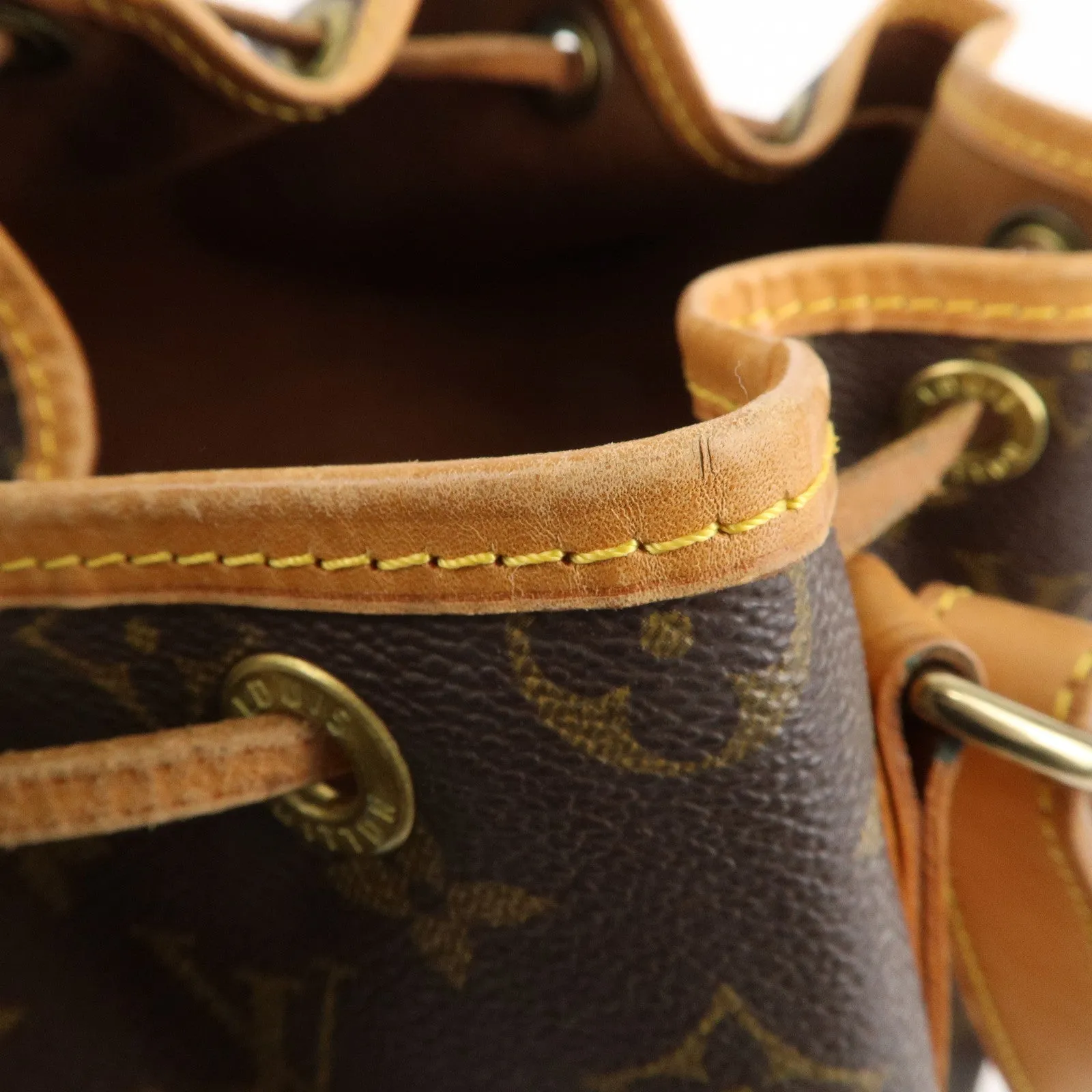 Louis Vuitton Monogram Noe Shoulder Bag Hand Bag Brown M42224