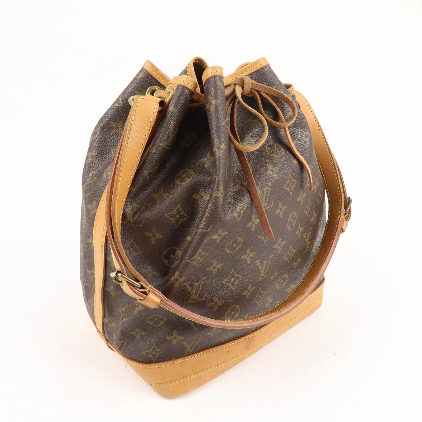 Louis Vuitton Monogram Noe Shoulder Bag Hand Bag Brown M42224