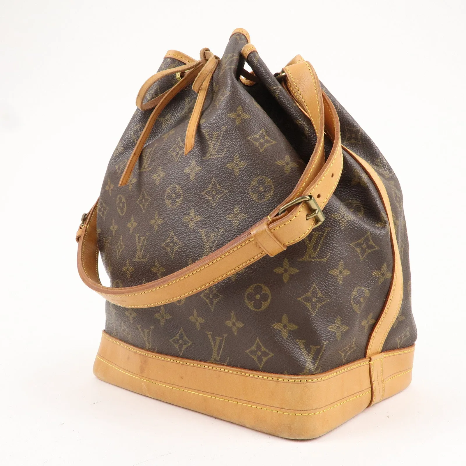 Louis Vuitton Monogram Noe Shoulder Bag Hand Bag Brown M42224