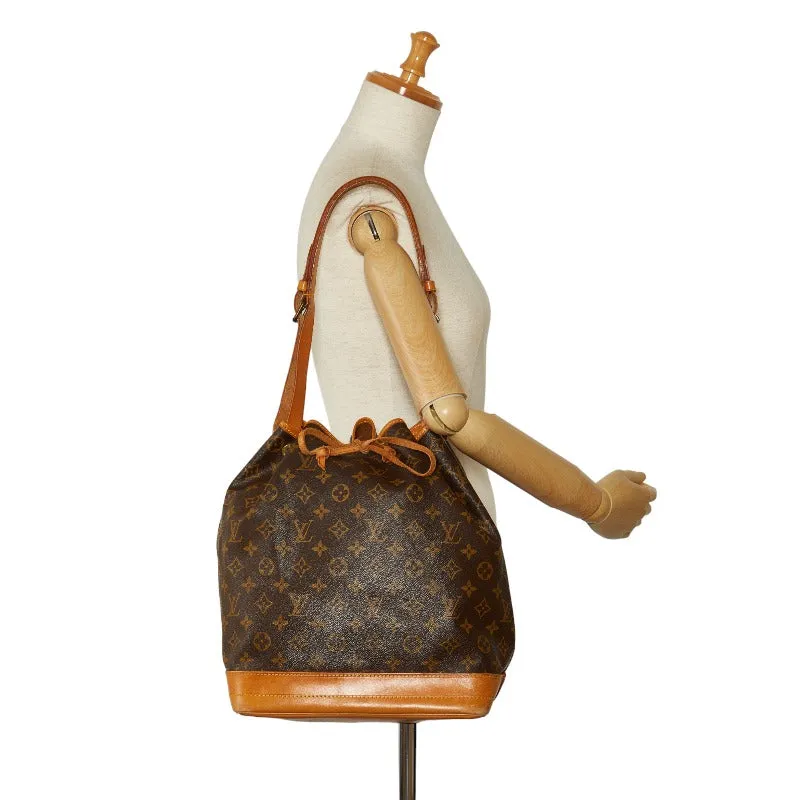Louis Vuitton Monogram Noe Shoulder Bag M42224 Brown