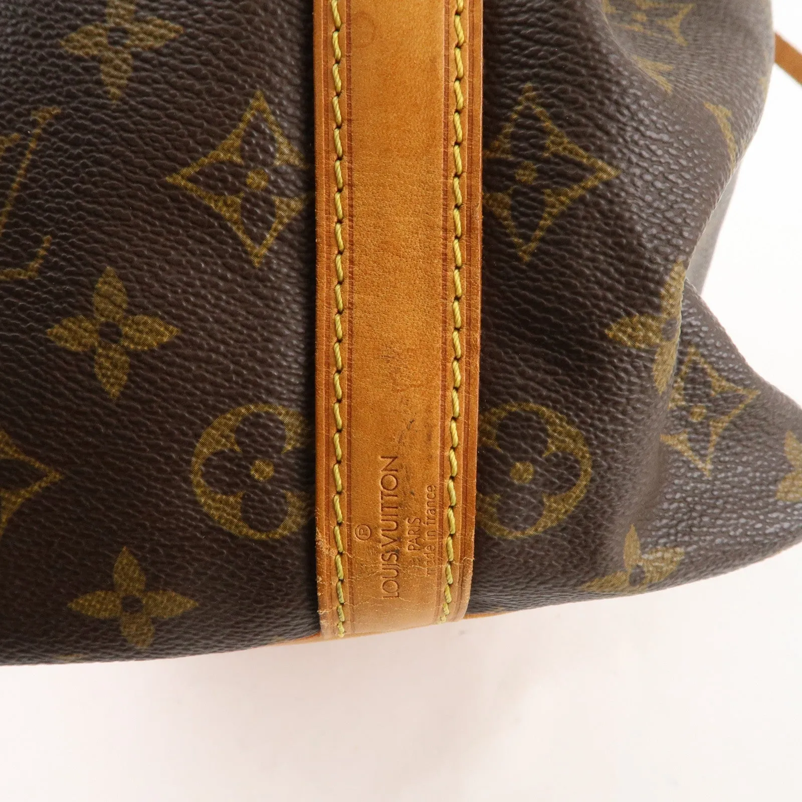 Louis Vuitton Monogram Petit Noe Shoulder Bag Brown M42226