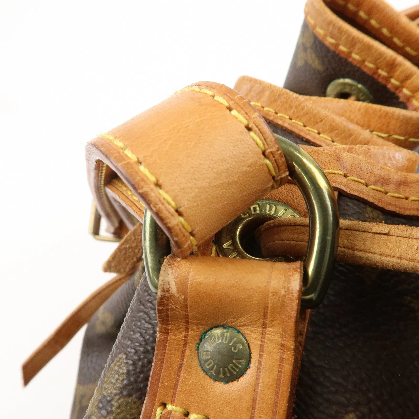 Louis Vuitton Monogram Petit Noe Shoulder Bag Brown M42226