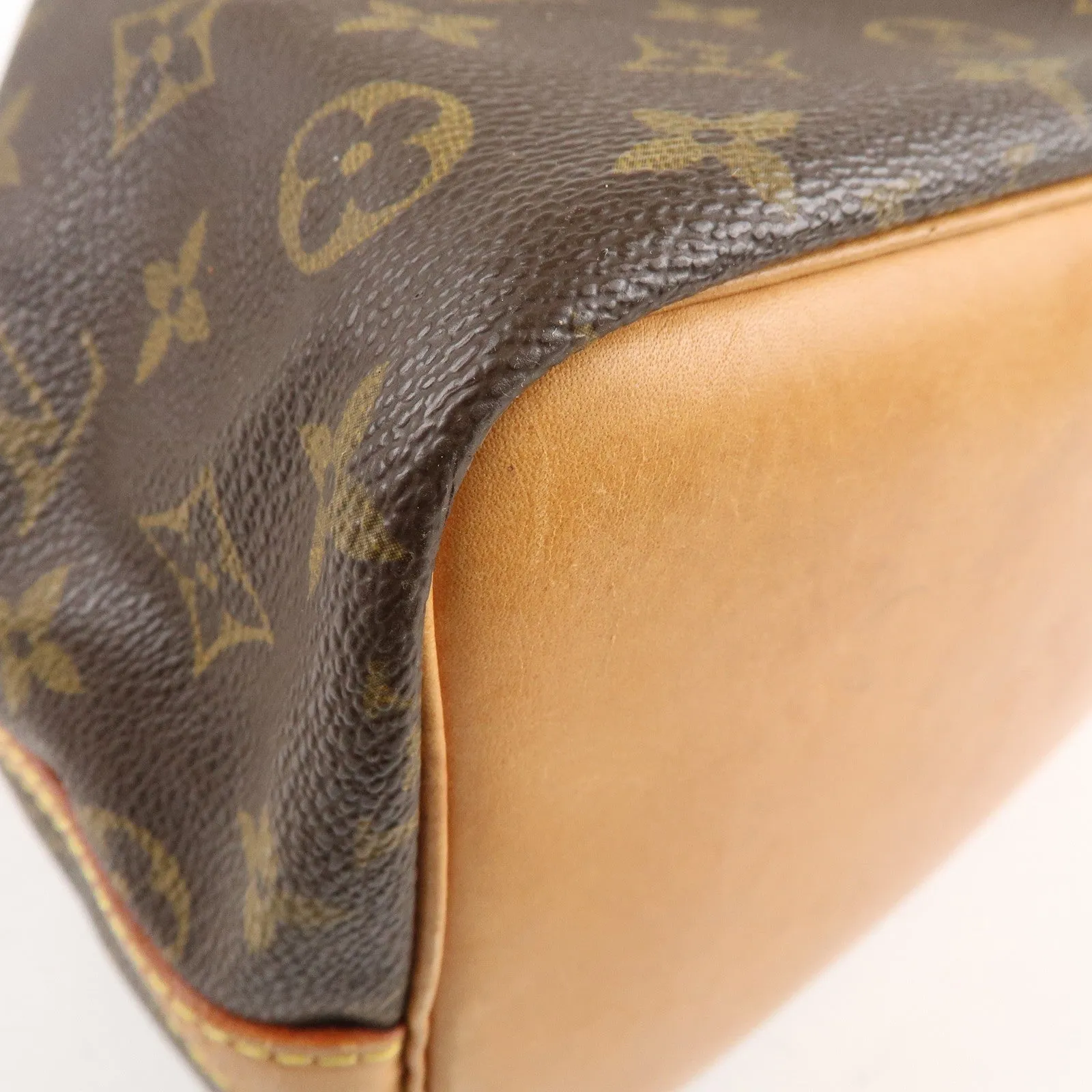 Louis Vuitton Monogram Petit Noe Shoulder Bag Brown M42226