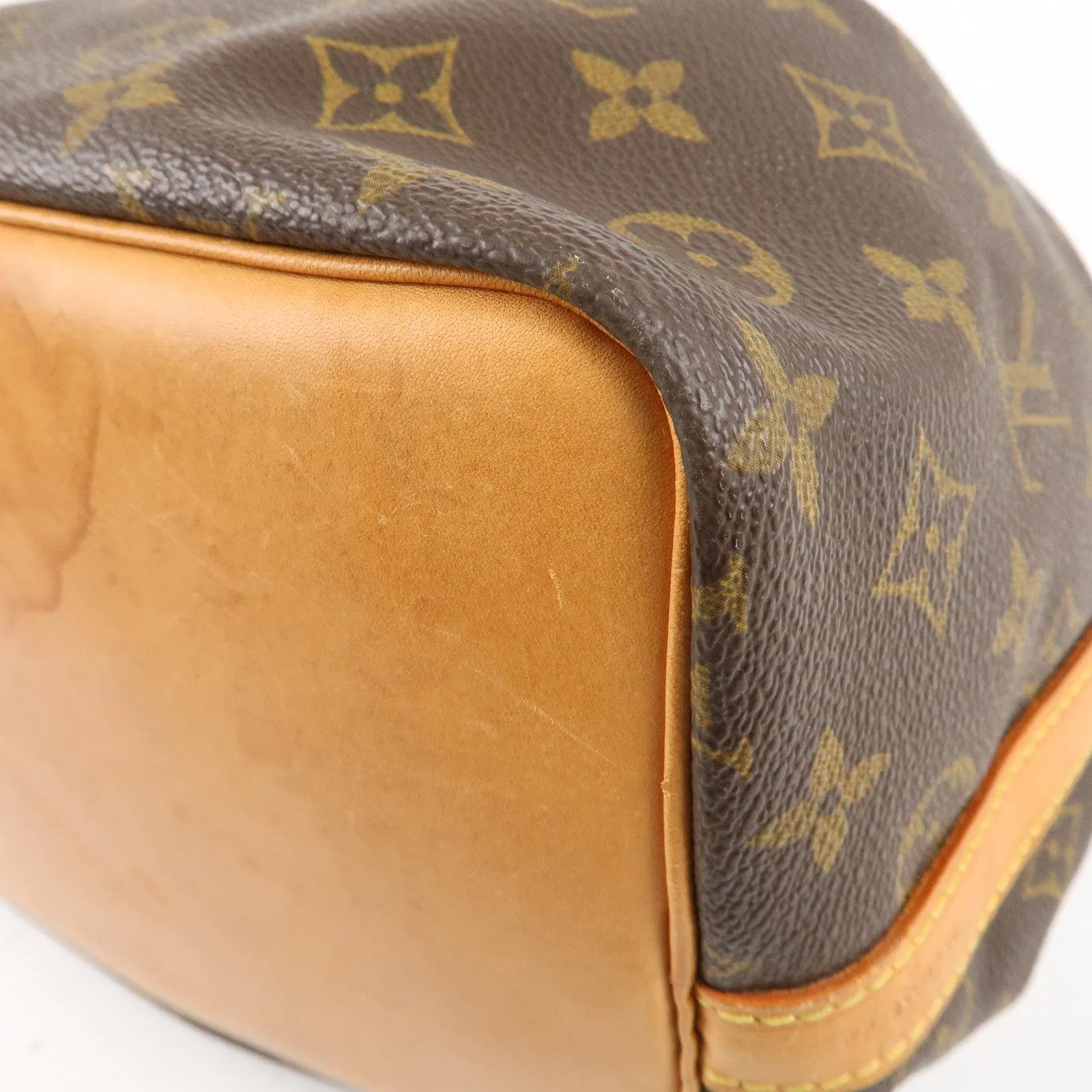 Louis Vuitton Monogram Petit Noe Shoulder Bag Brown M42226