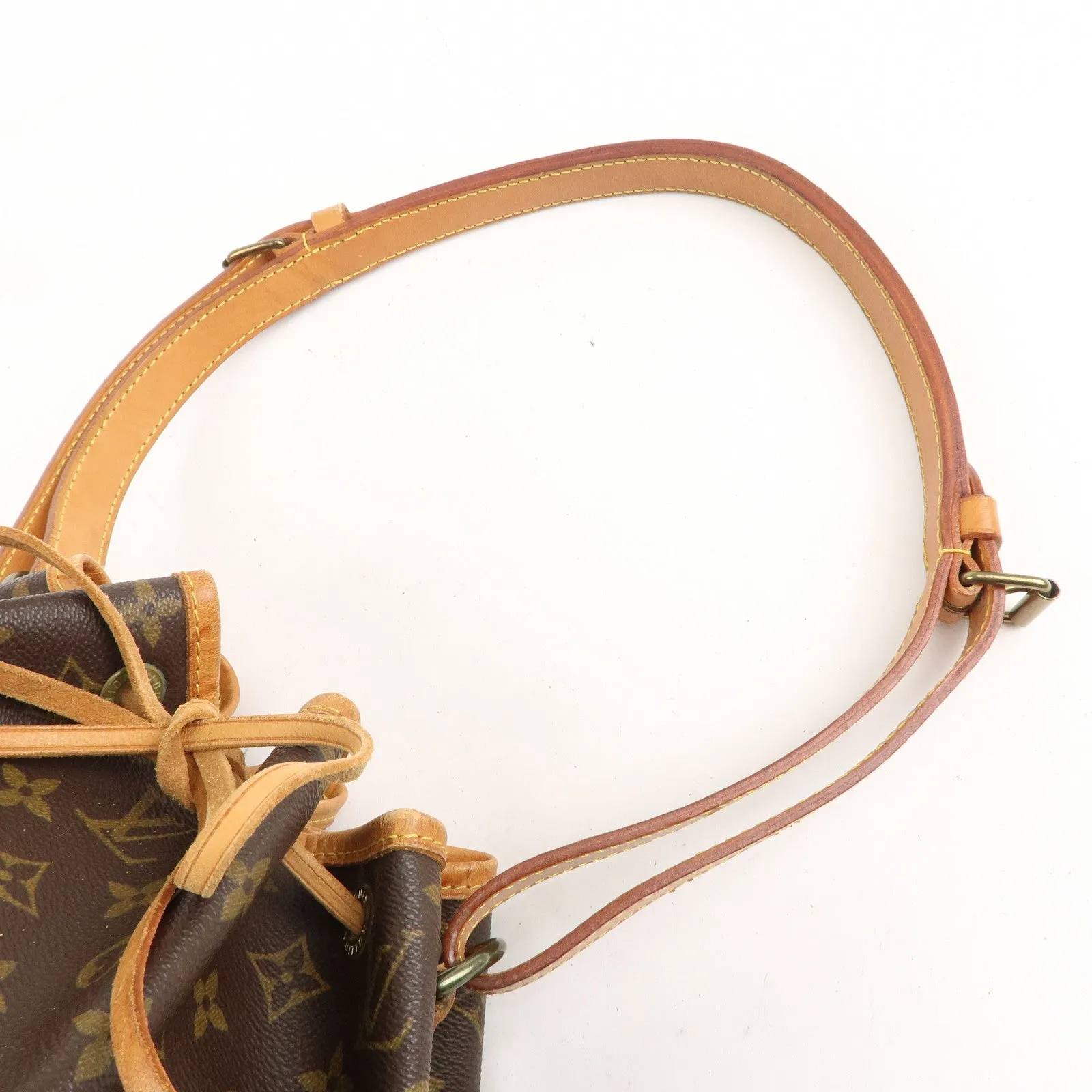 Louis Vuitton Monogram Petit Noe Shoulder Bag Brown M42226
