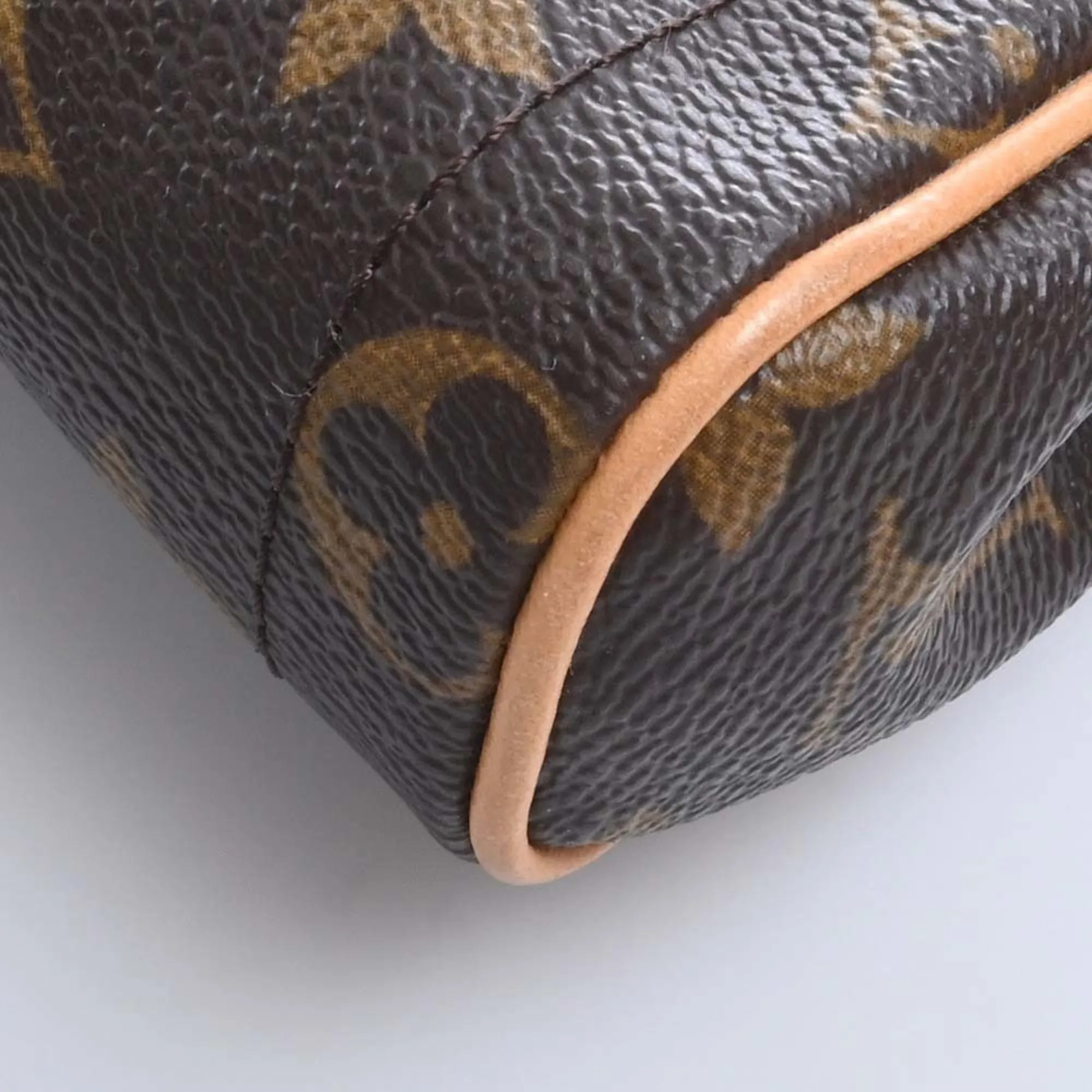 LOUIS VUITTON Monogram Pochette Beverly Shoulder Bag M40122 Brown Women's