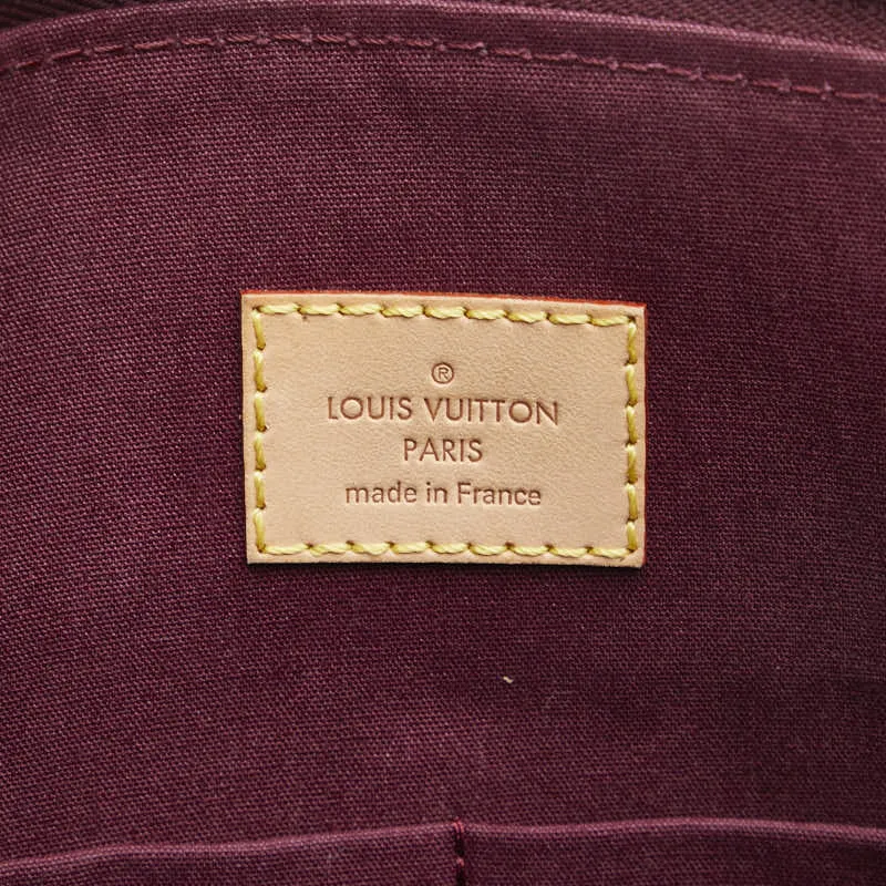 Louis Vuitton Monogram Verni Avalon Zip Shoulder Bag M91745 Rouge