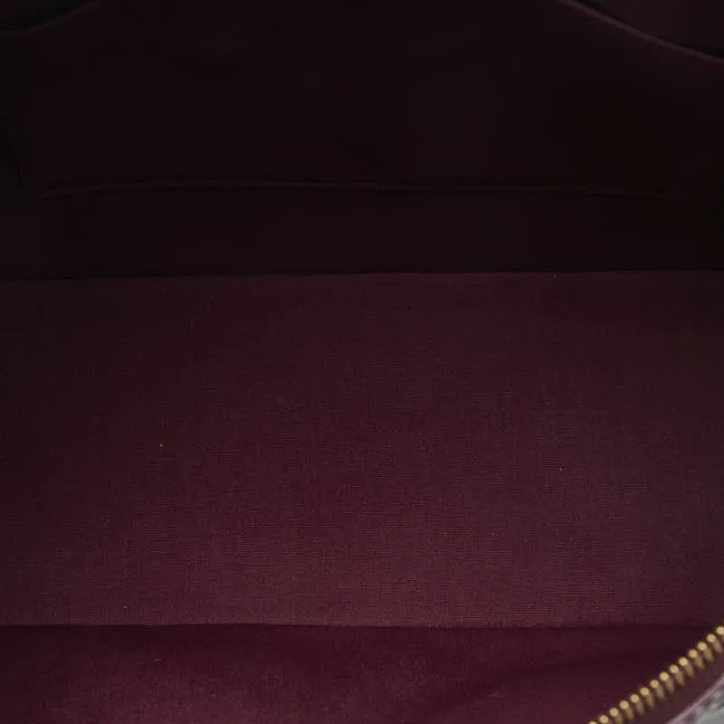 Louis Vuitton Monogram Verni Avalon Zip Shoulder Bag M91745 Rouge