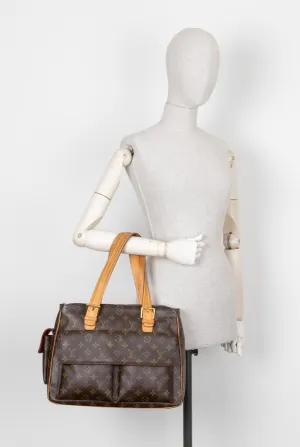 LOUIS VUITTON Multipli Cite Shoulder Bag MNG Canvas