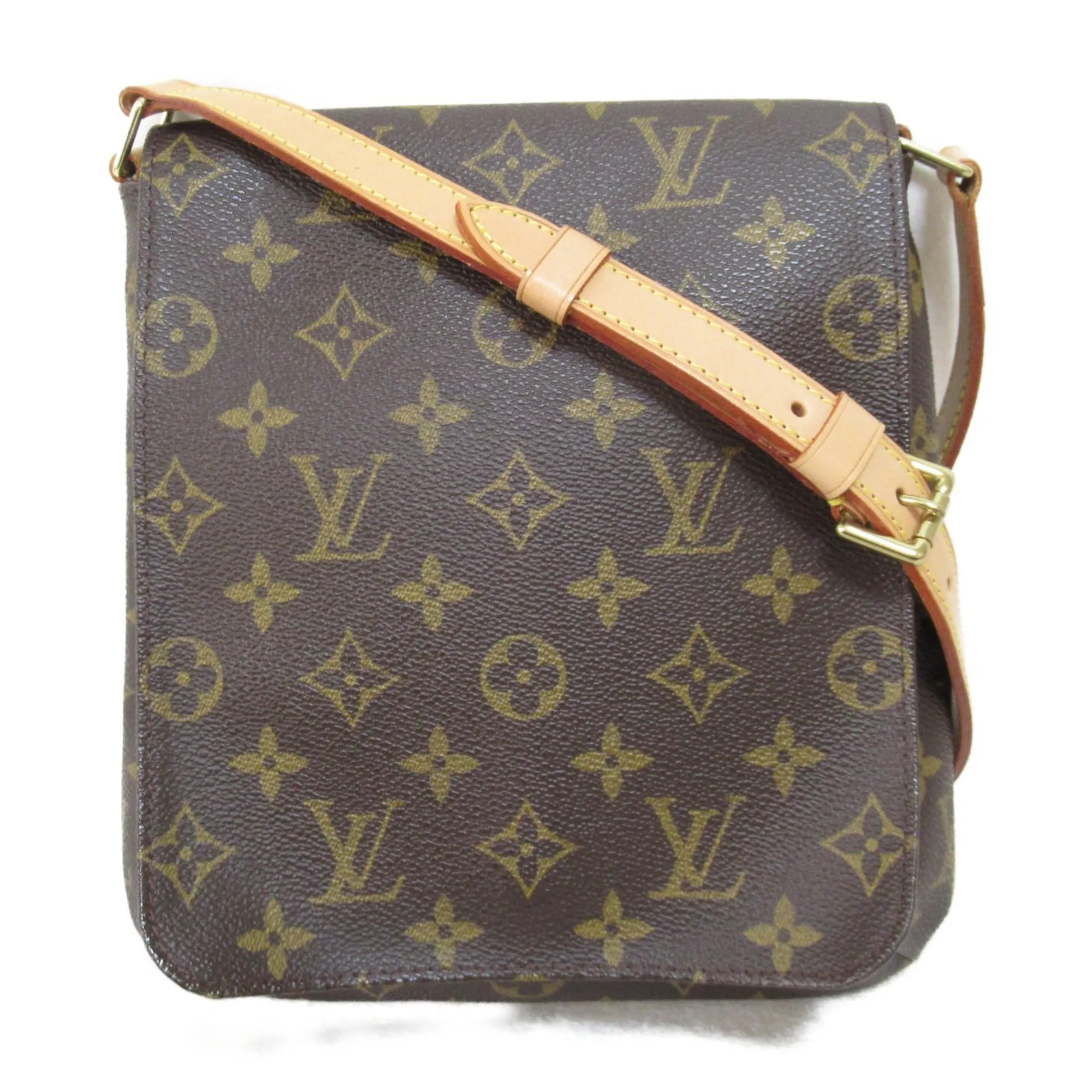 Louis Vuitton Musette Salsa Short Shoulder Bag Brown Monogram PVC coated canvas M51258