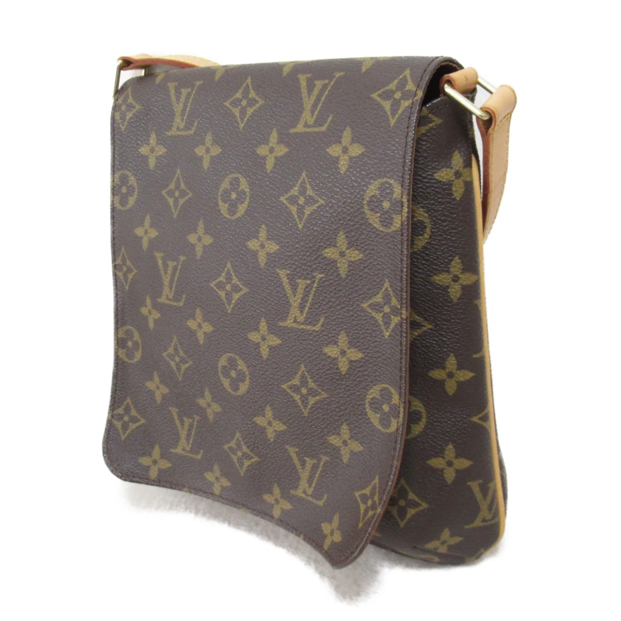 Louis Vuitton Musette Salsa Short Shoulder Bag Brown Monogram PVC coated canvas M51258