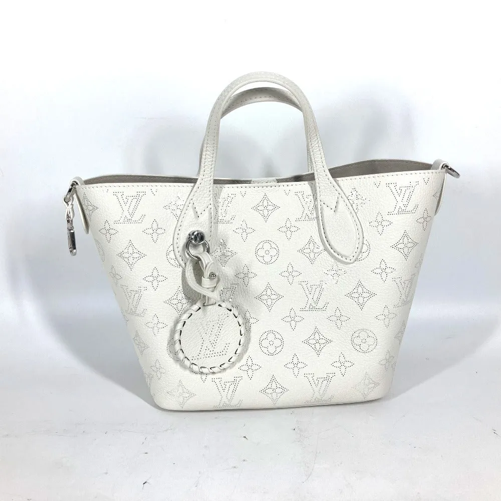 LOUIS VUITTON Shoulder Bag M11842 monogram mahina leather white Monogram Mahina Blossom PM