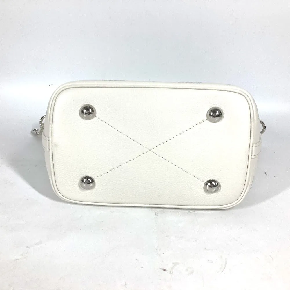 LOUIS VUITTON Shoulder Bag M11842 monogram mahina leather white Monogram Mahina Blossom PM