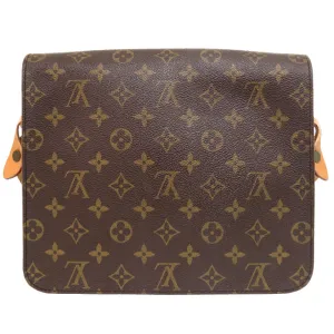 LOUIS VUITTON Shoulder Bag M51252 Monogram canvas Brown Monogram Cartouchiere 26