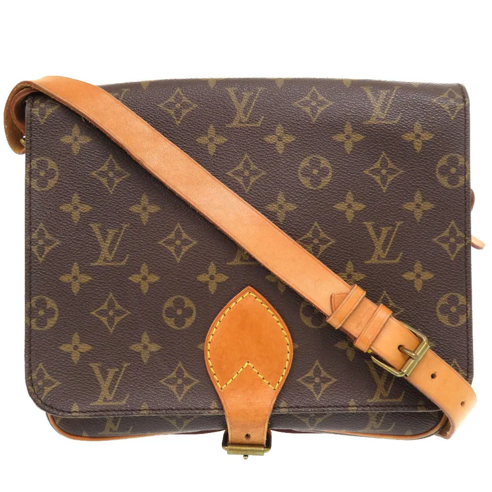 LOUIS VUITTON Shoulder Bag M51252 Monogram canvas Brown Monogram Cartouchiere 26