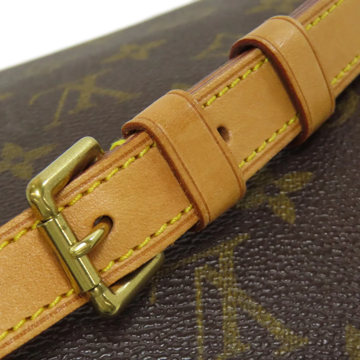 LOUIS VUITTON Shoulder Bag M51257 Monogram canvas Brown Musette Tango S