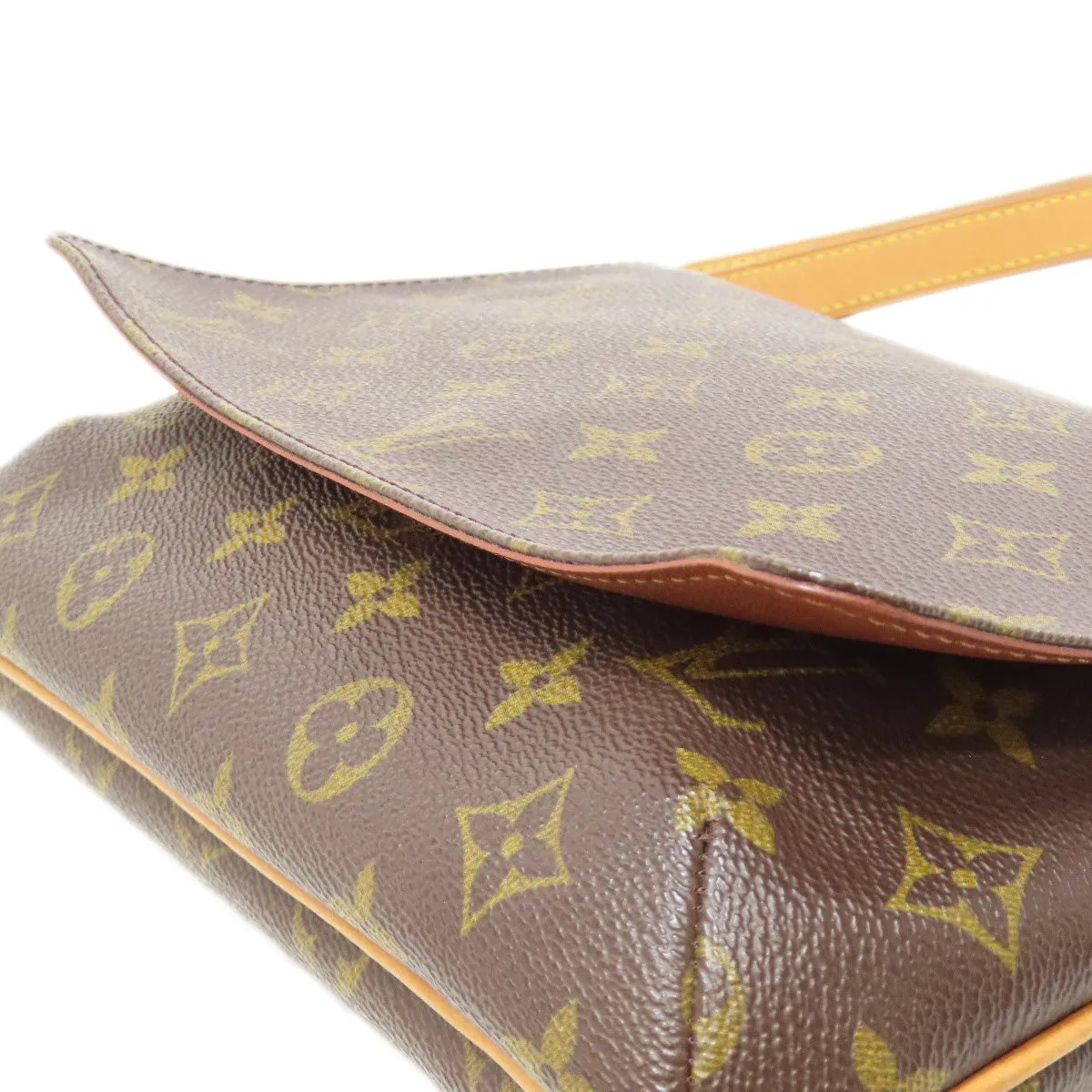 LOUIS VUITTON Shoulder Bag M51257 Monogram canvas Brown Musette Tango S