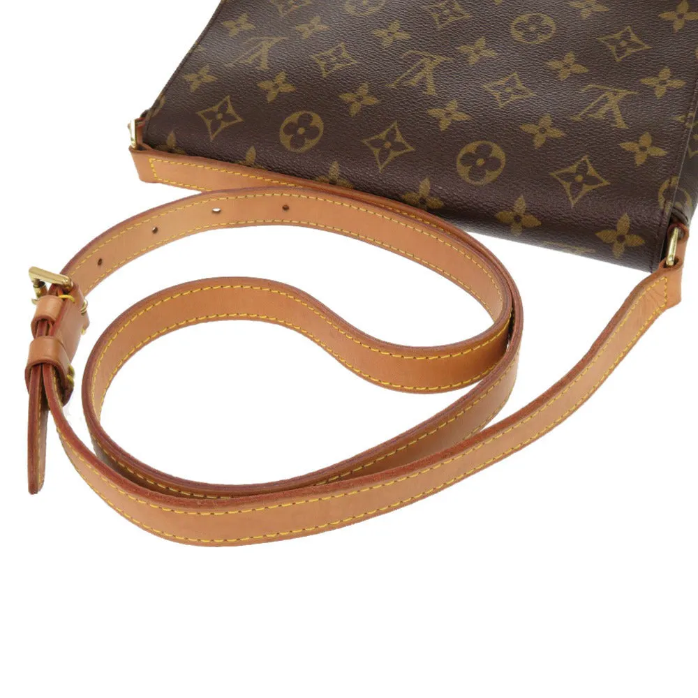 LOUIS VUITTON Shoulder Bag M51388 Monogram canvas Brown Monogram Musette Tango Long Strap