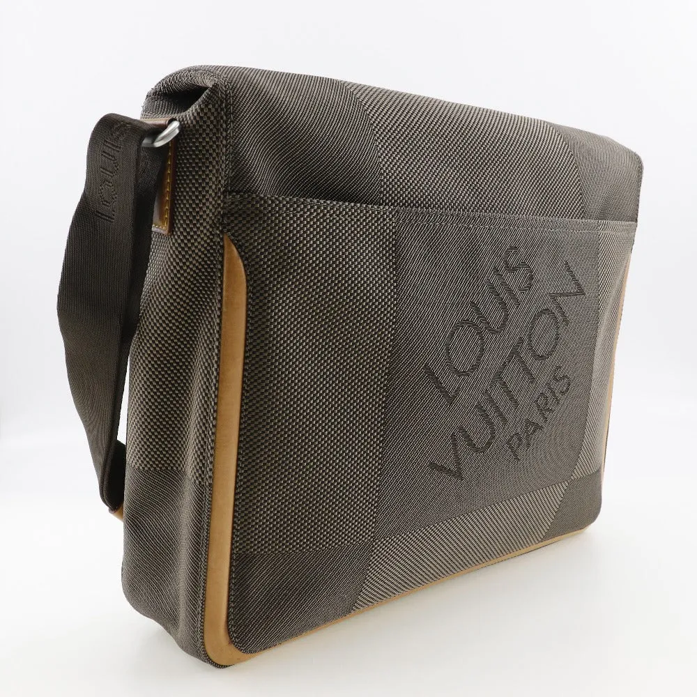 LOUIS VUITTON Shoulder Bag M93030 Damier Jean Canvas Brown Messager