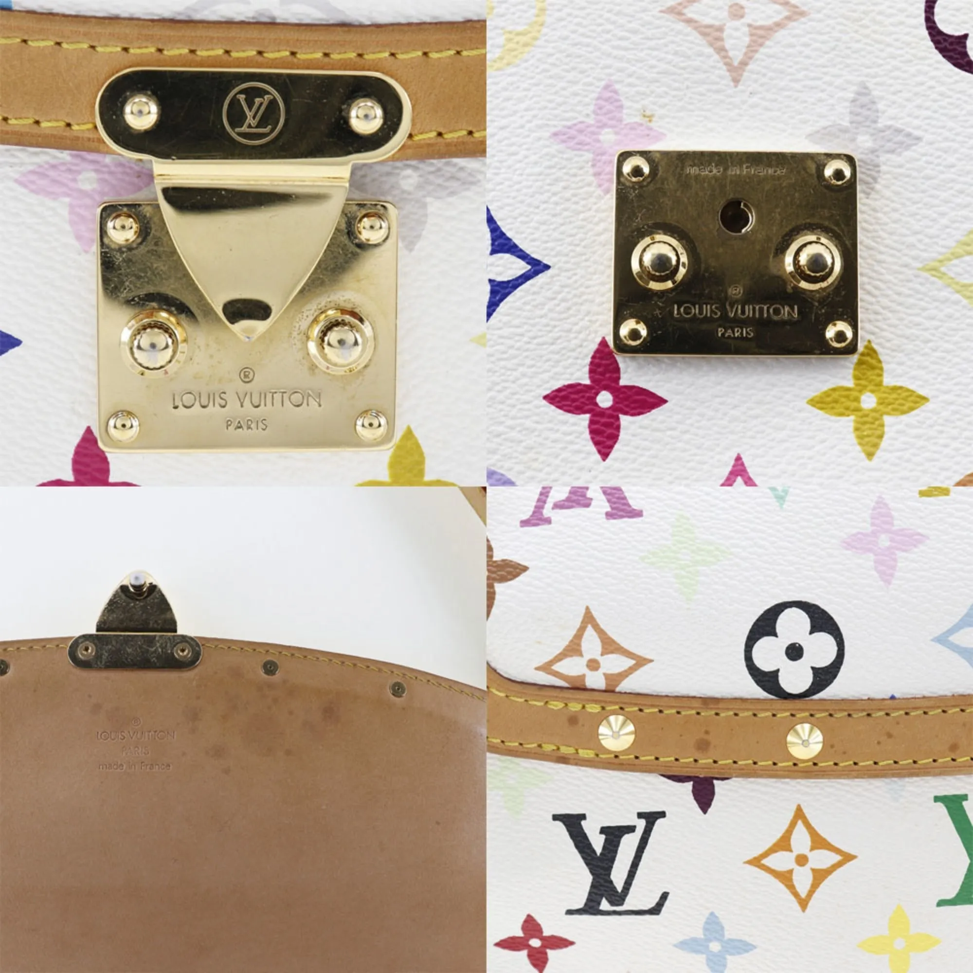 LOUIS VUITTON Sologne Shoulder Bag M92661 Monogram Multicolor White VI0014 Ladies