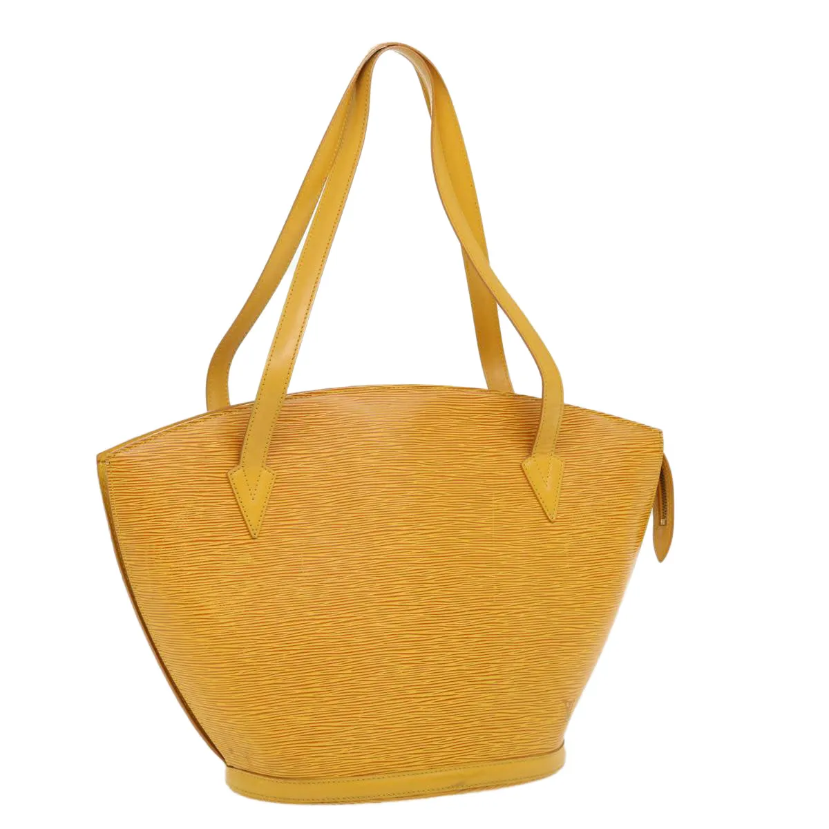 Louis Vuitton Yellow Leather Saint Jacques shoulder bag