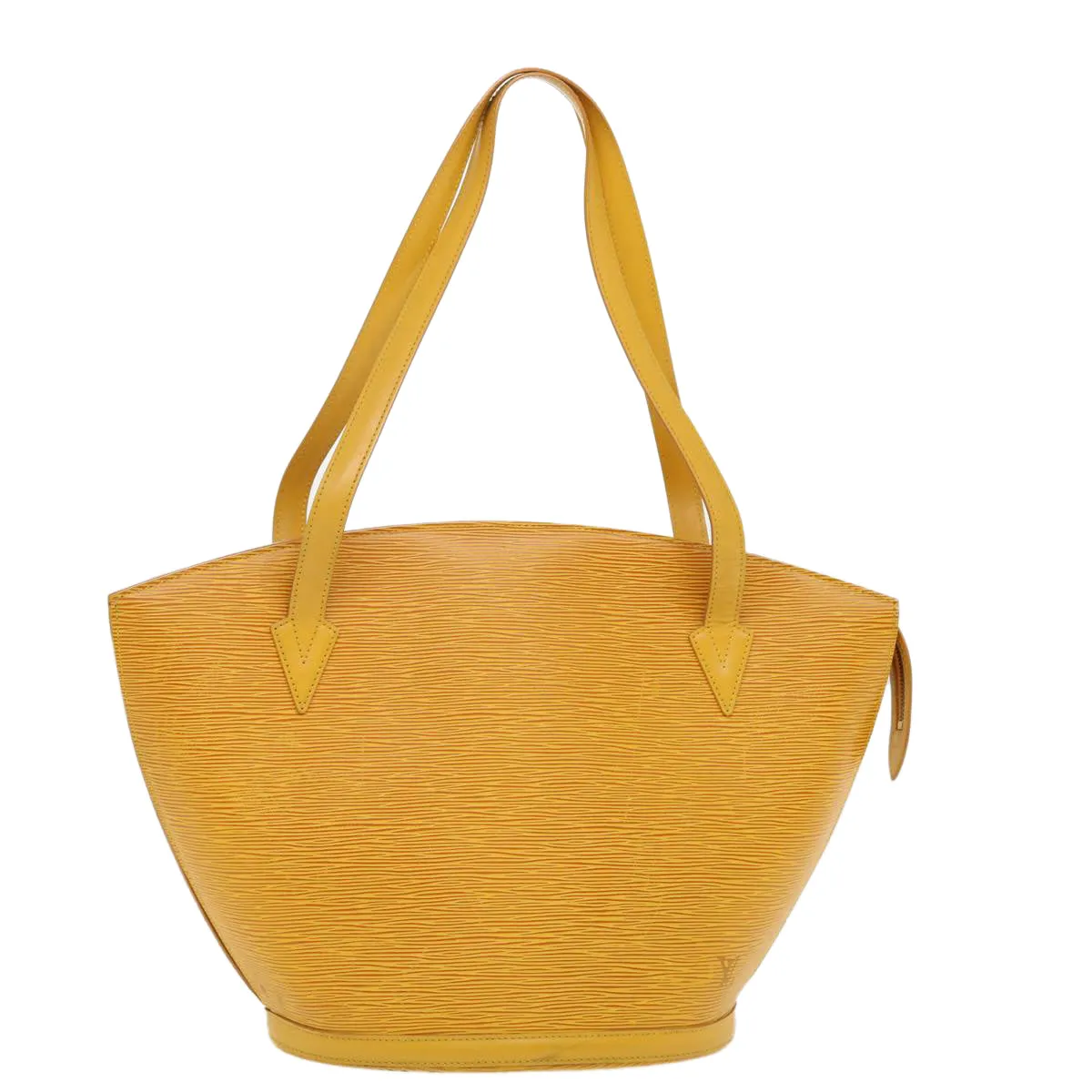 Louis Vuitton Yellow Leather Saint Jacques shoulder bag