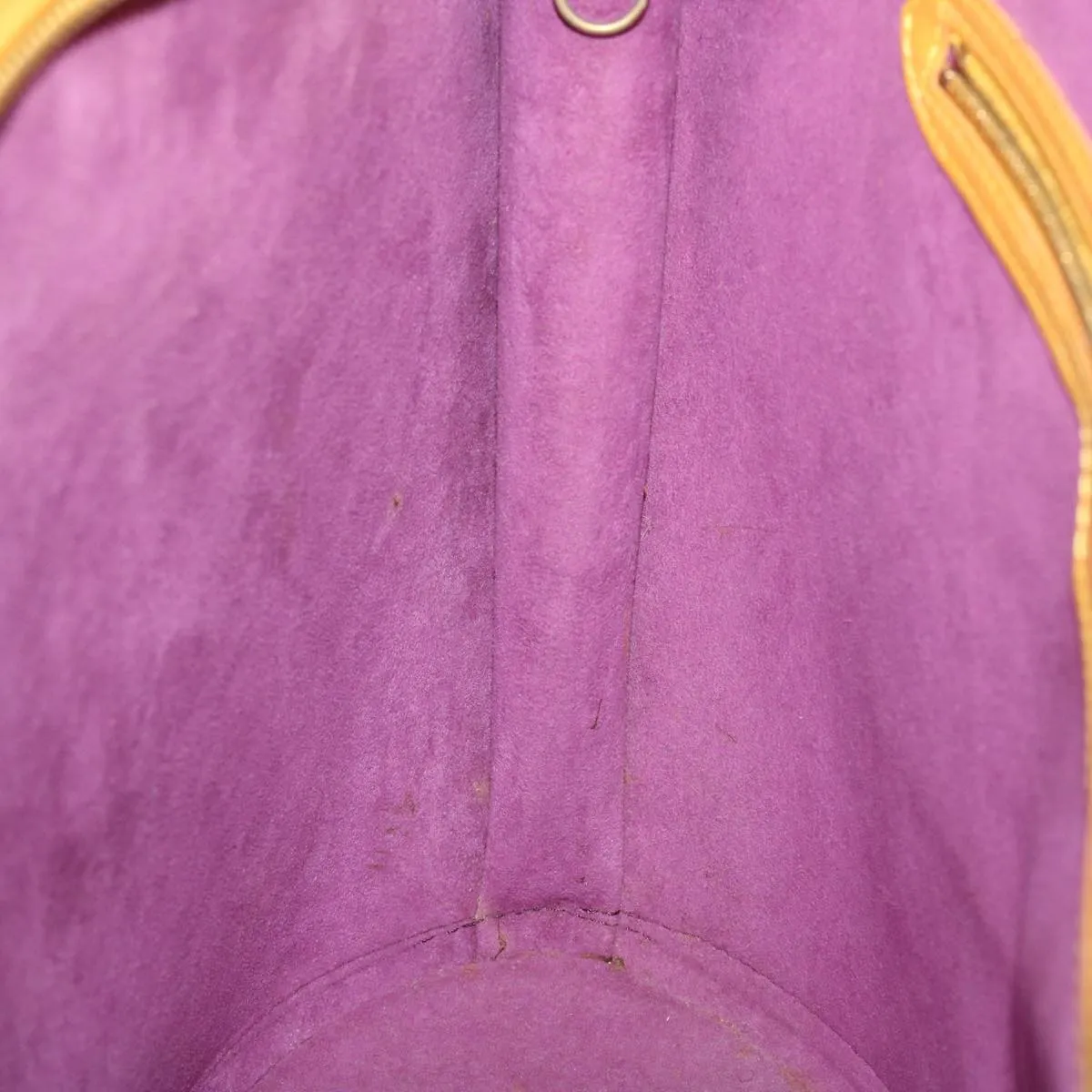 Louis Vuitton Yellow Leather Saint Jacques shoulder bag
