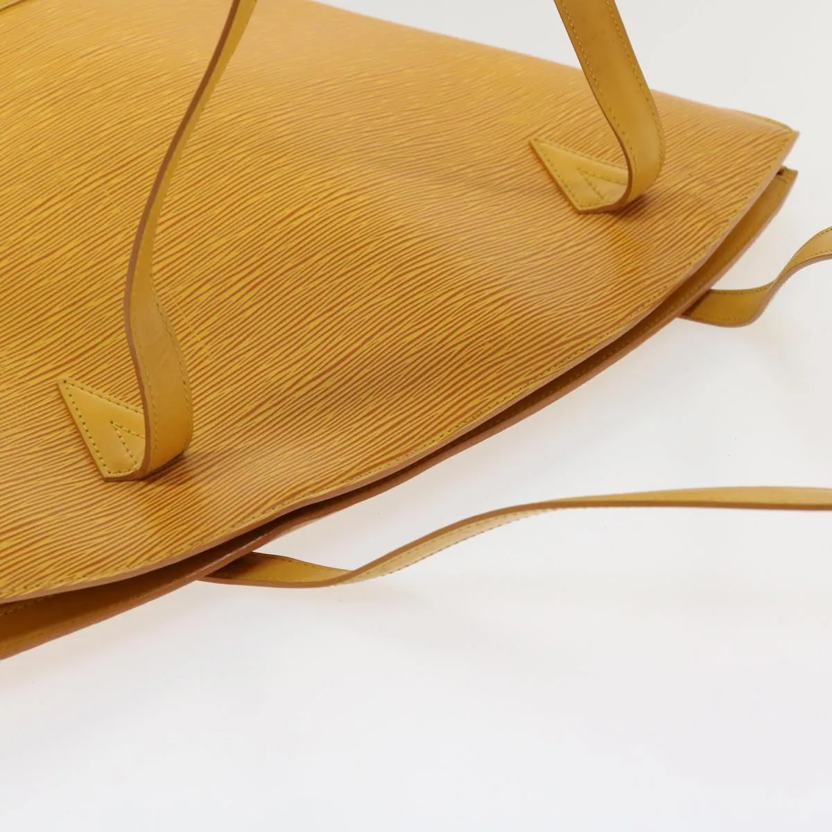 Louis Vuitton Yellow Leather Saint Jacques shoulder bag
