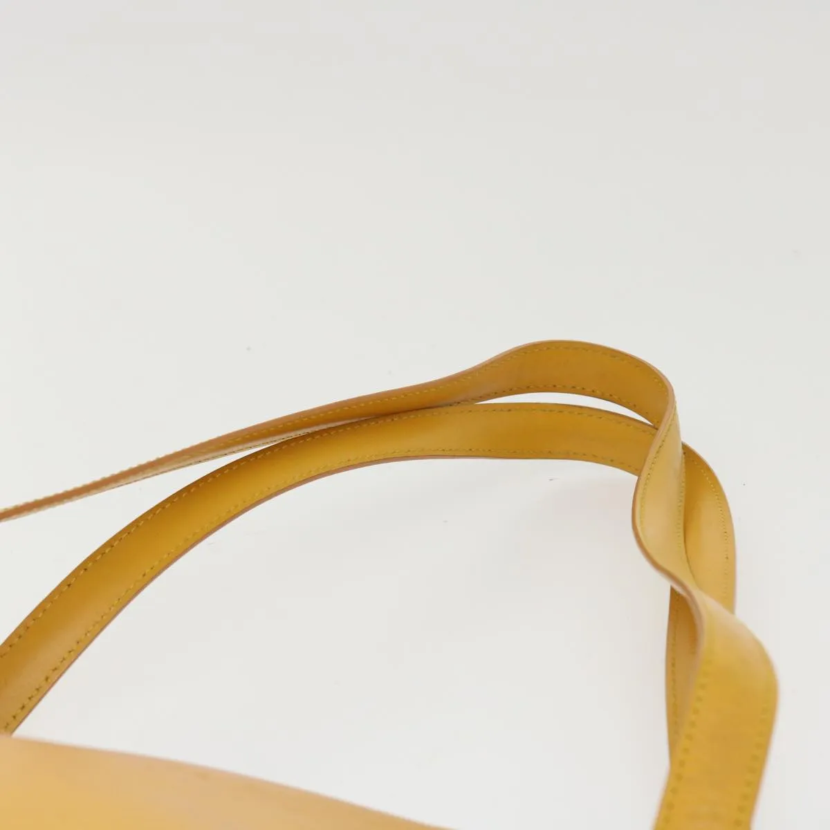 Louis Vuitton Yellow Leather Saint Jacques shoulder bag