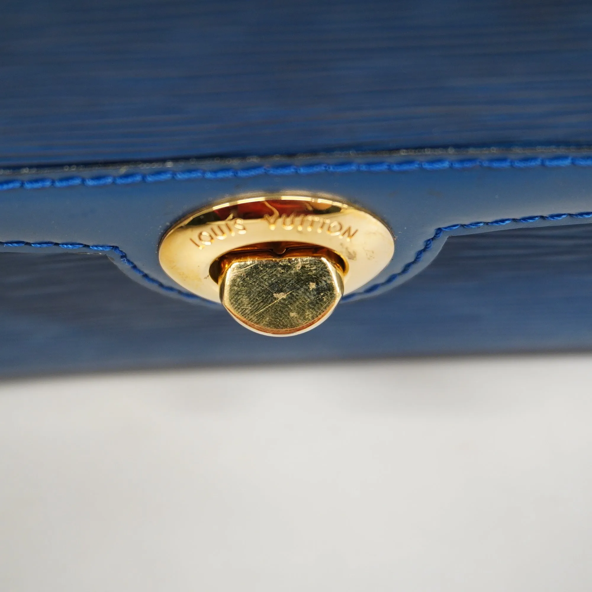 Louis VuittonAuth  Epi Arche M52575 Women's Shoulder Bag Toledo Blue