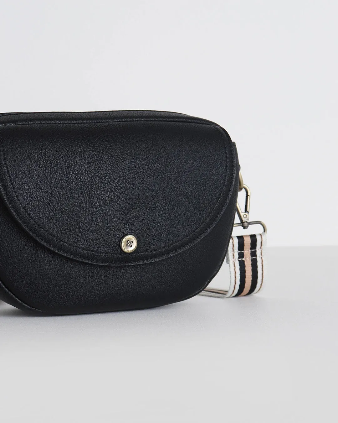 Luna Half Moon Bag - Black