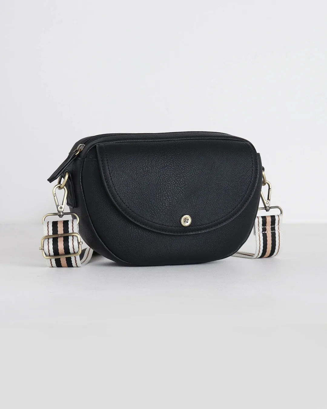 Luna Half Moon Bag - Black