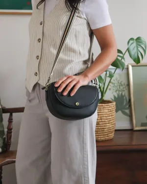 Luna Half Moon Bag - Black