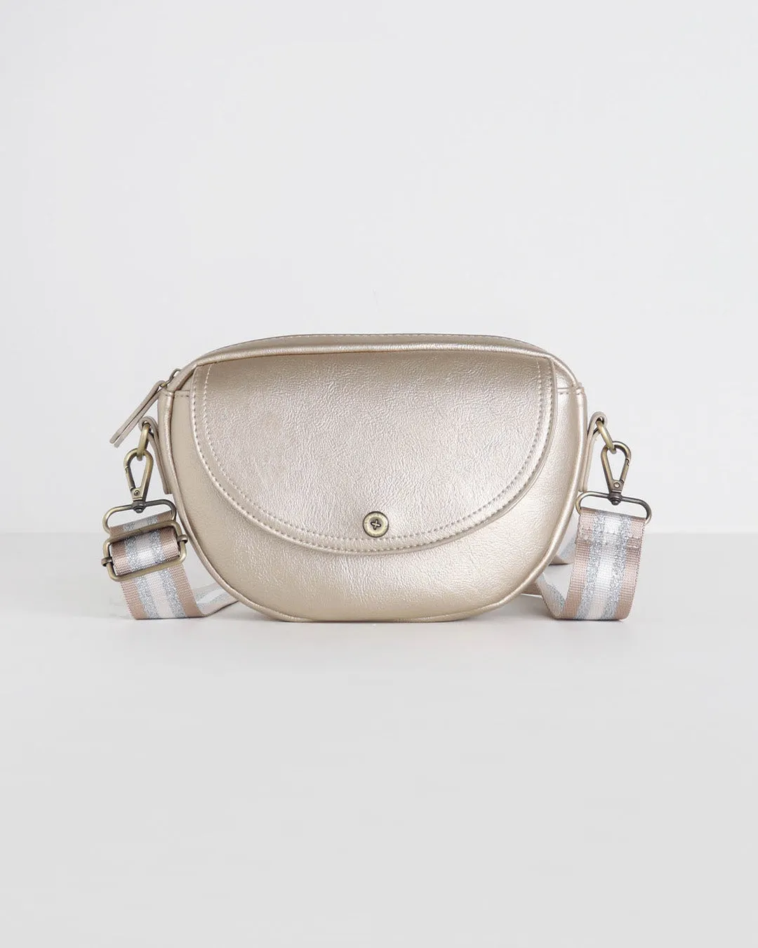 Luna Half Moon Bag - Gold