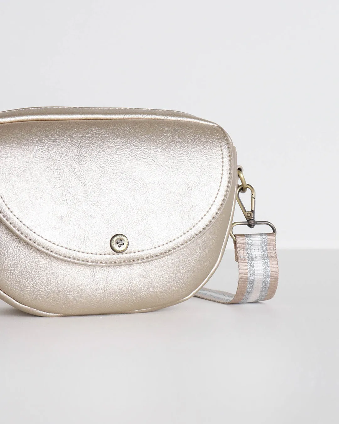 Luna Half Moon Bag - Gold