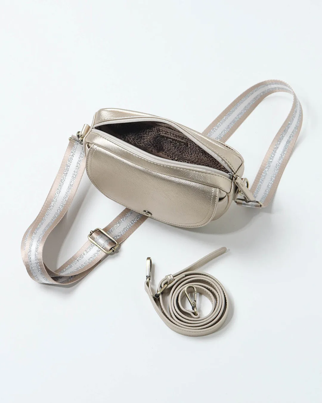 Luna Half Moon Bag - Gold