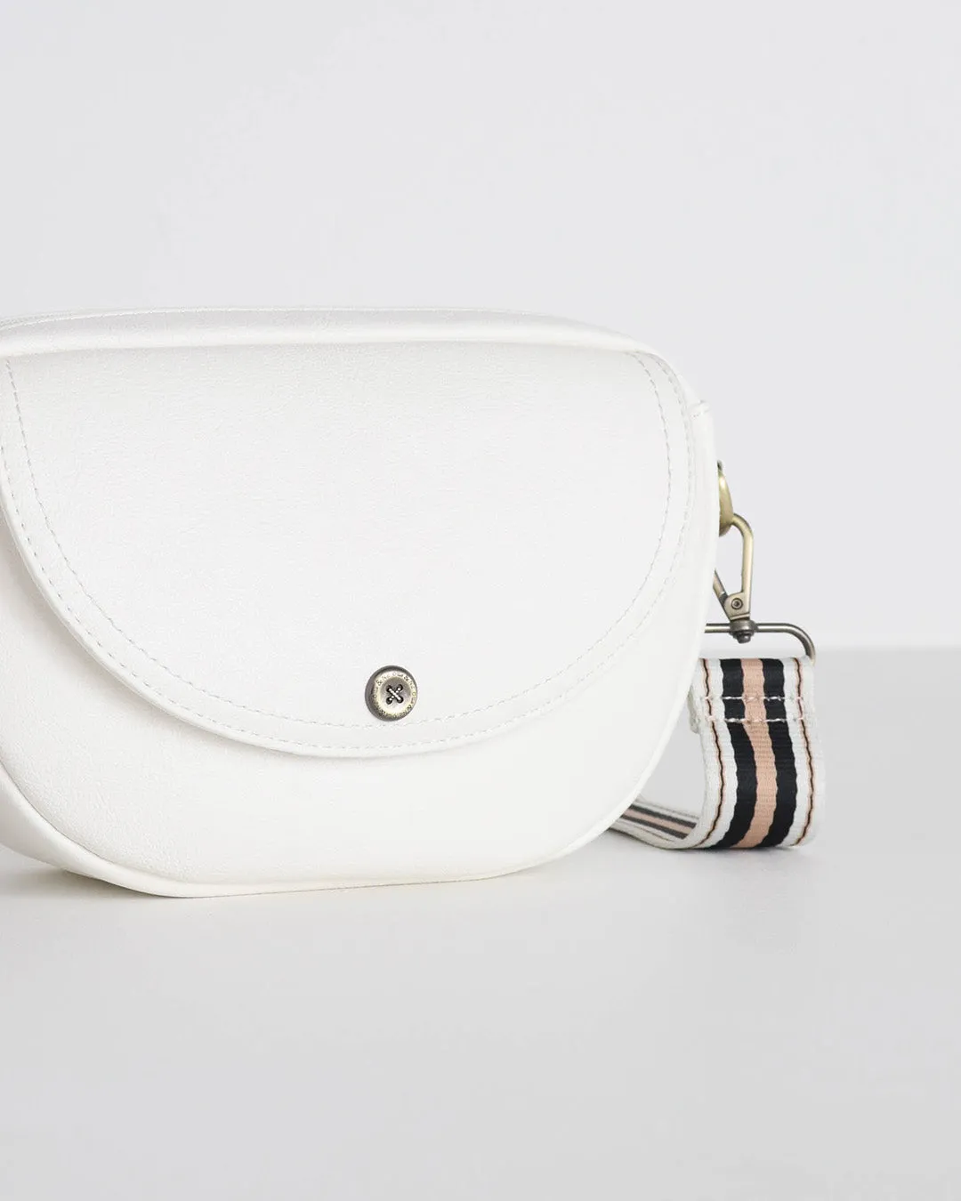 Luna Half Moon Bag - Ivory