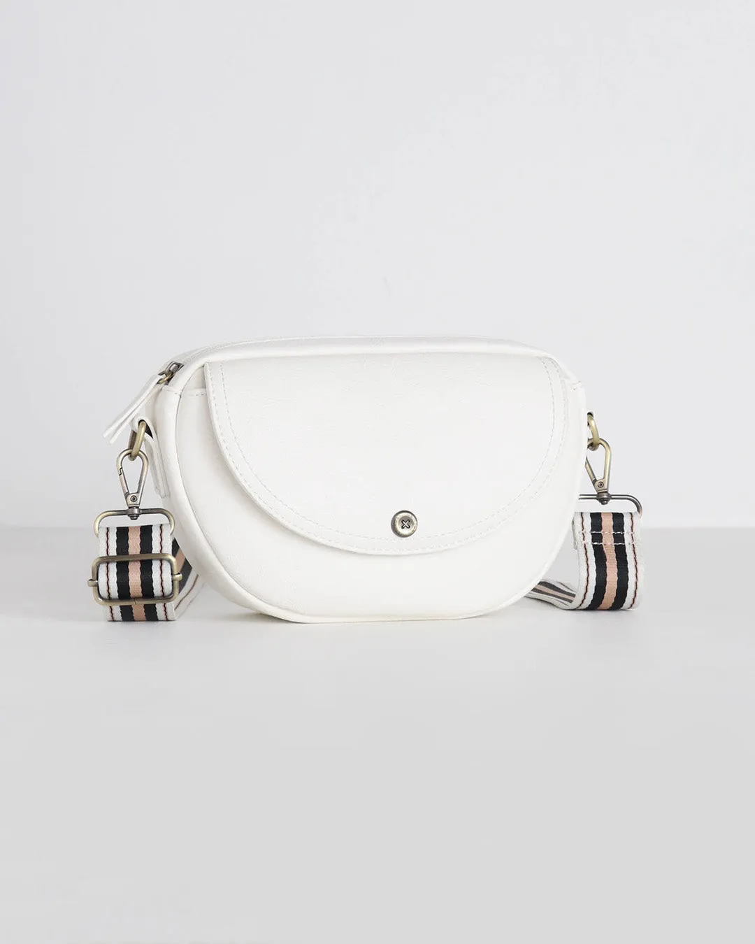 Luna Half Moon Bag - Ivory