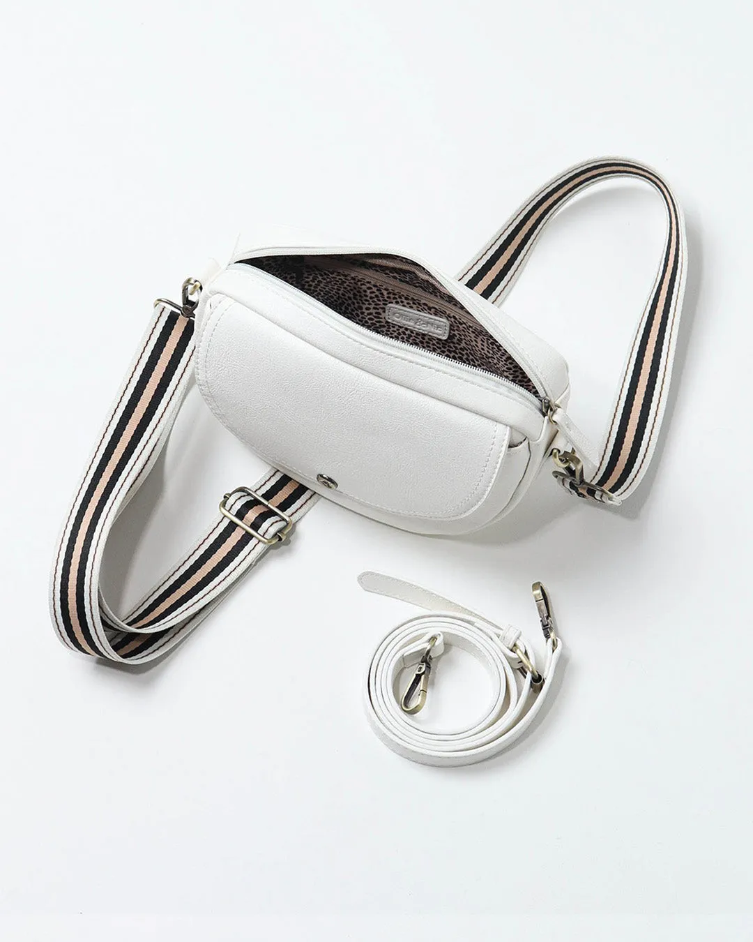 Luna Half Moon Bag - Ivory