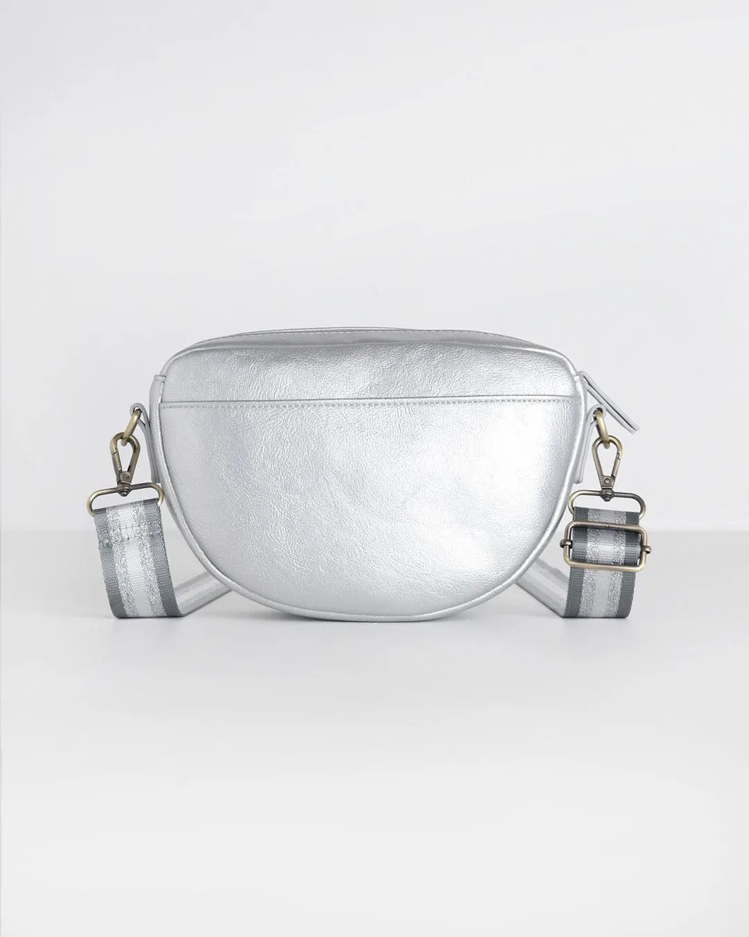 Luna Half Moon Bag - Silver