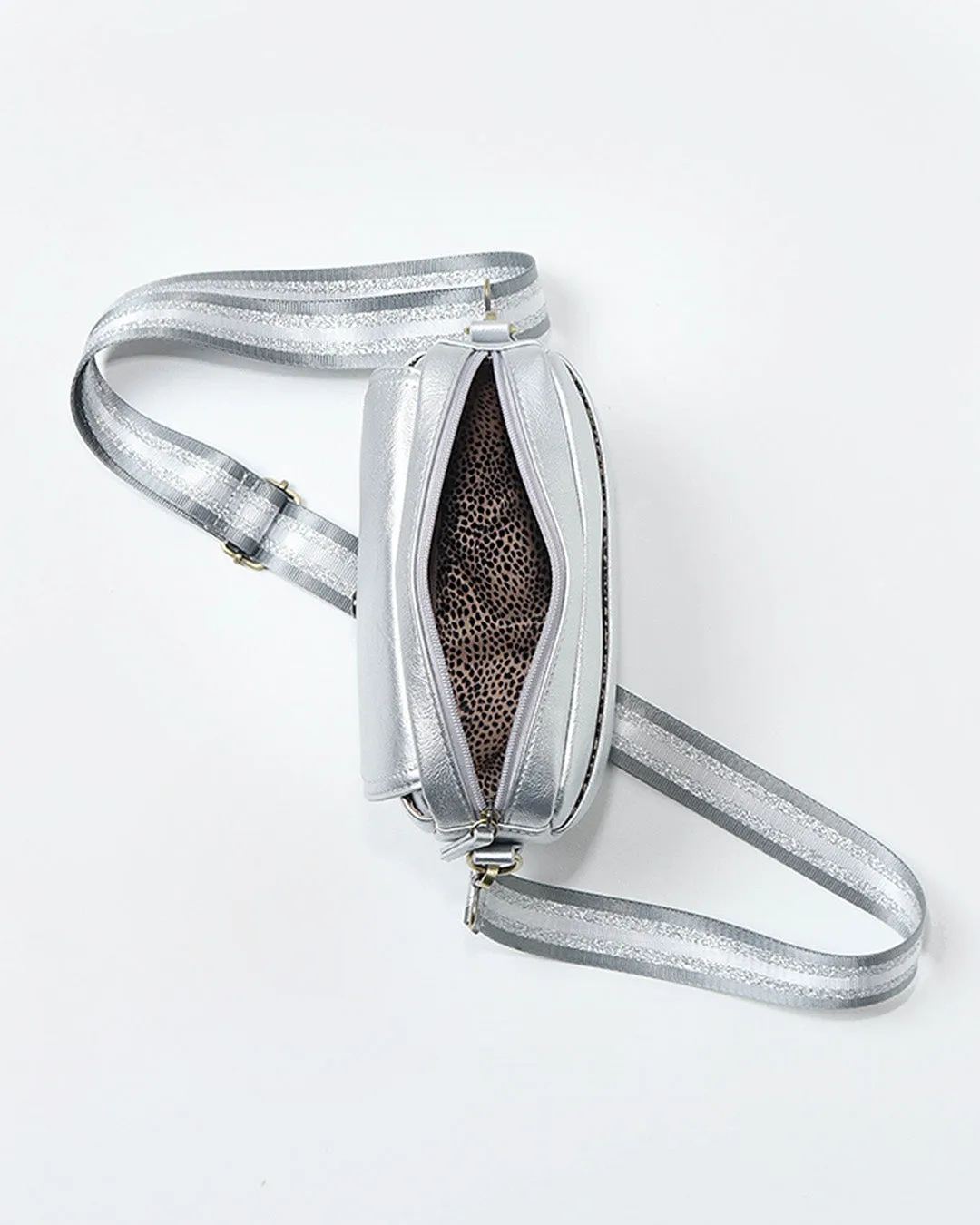 Luna Half Moon Bag - Silver