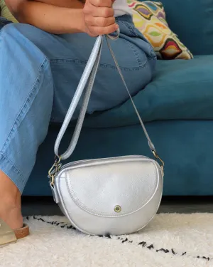 Luna Half Moon Bag - Silver