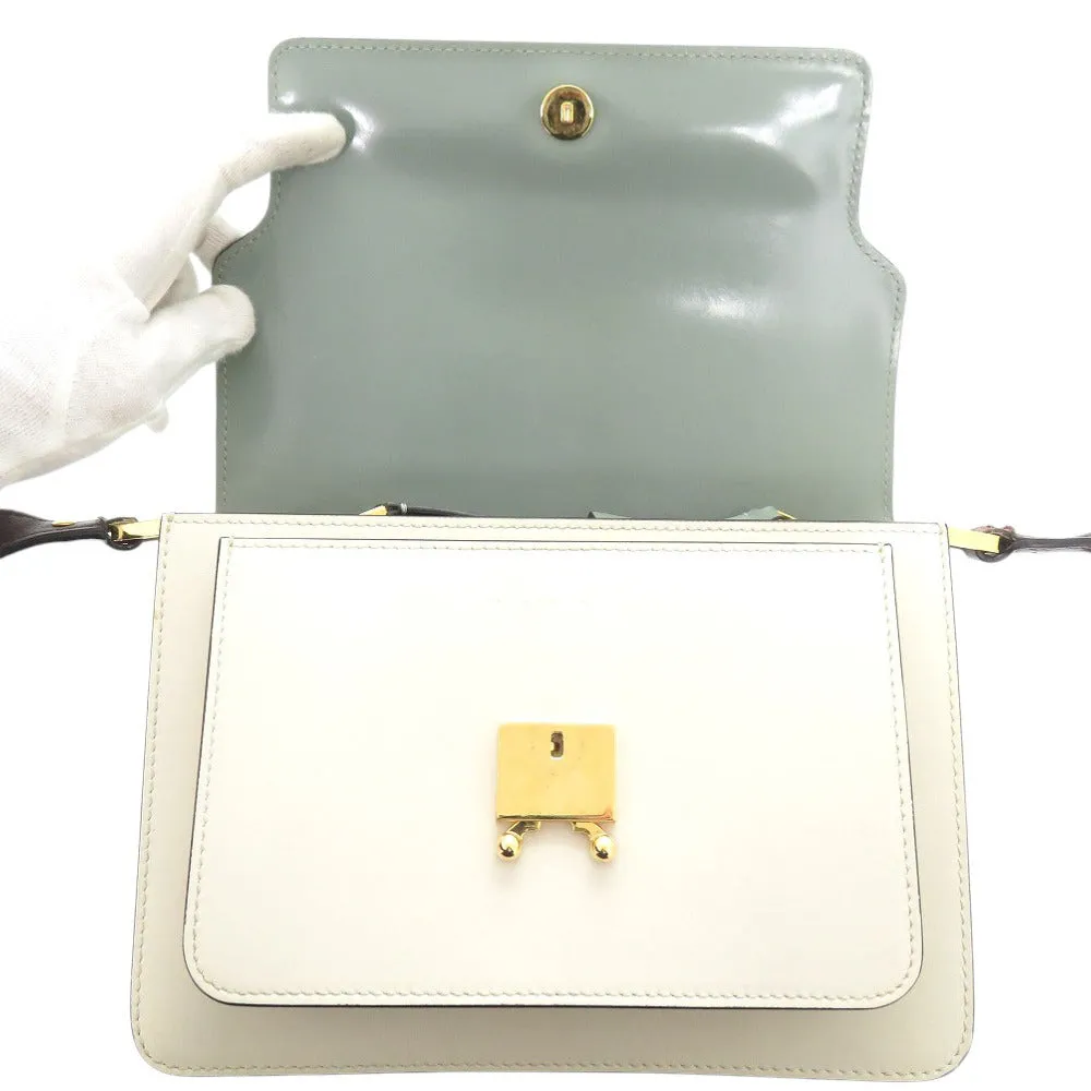 MARNI Shoulder Bag leather white